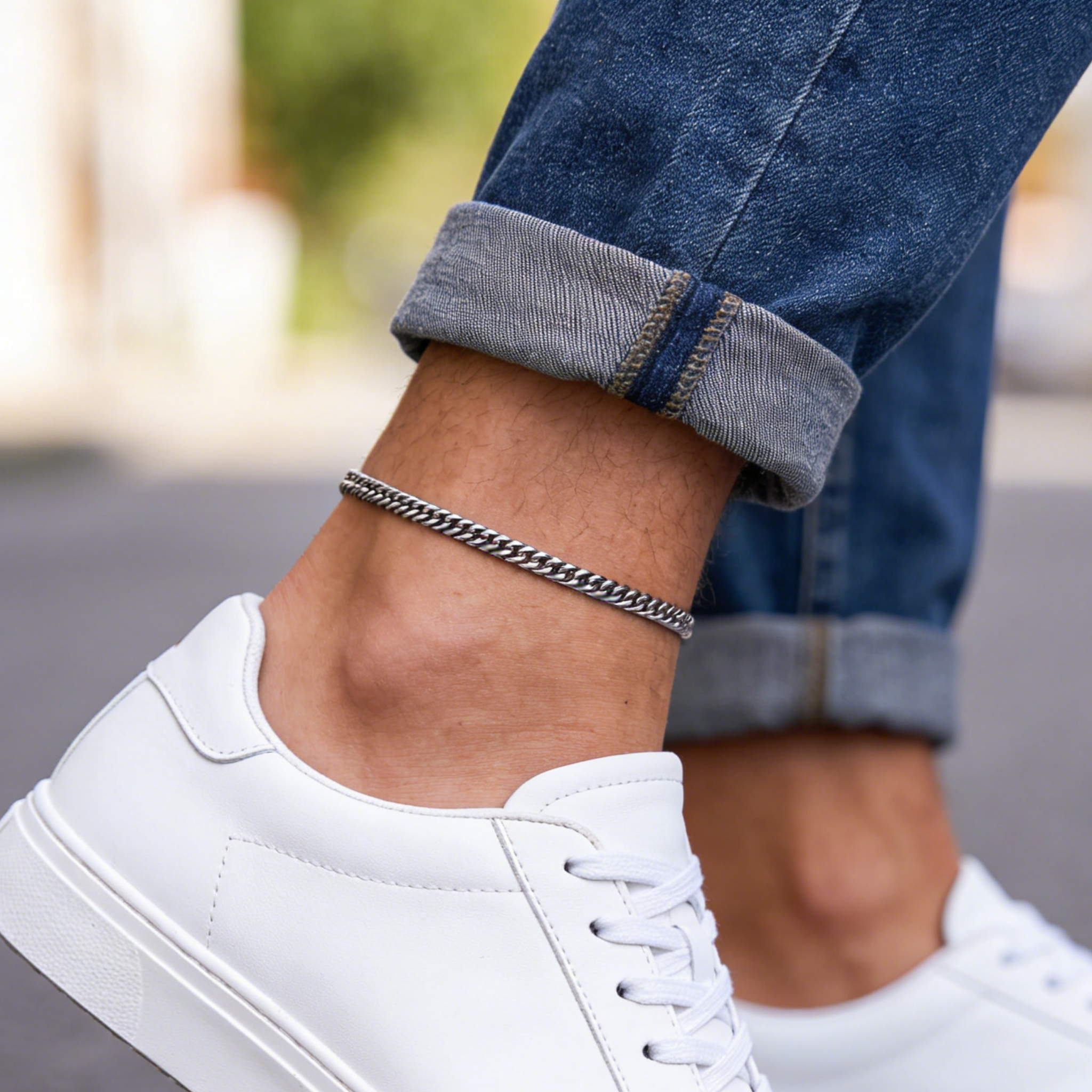 Jc Jewelry & Watches - Minimalist Stainless Steel Anklet Bracelet for