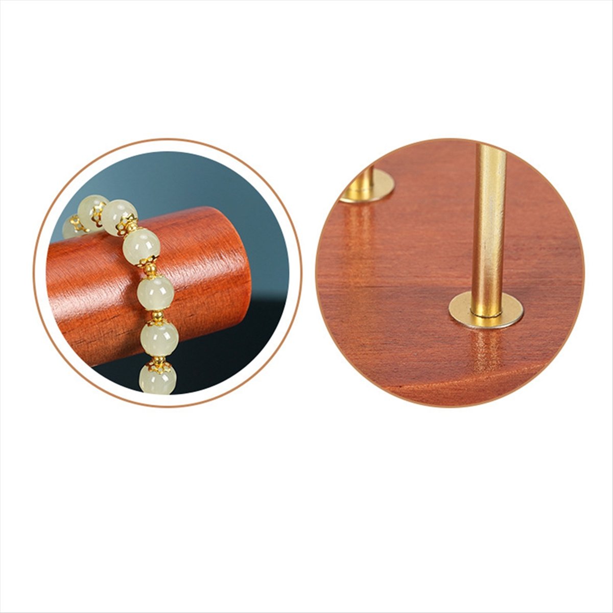 The Jewelry & Watches - ABQR Solid Wood Large Jewelry Rack