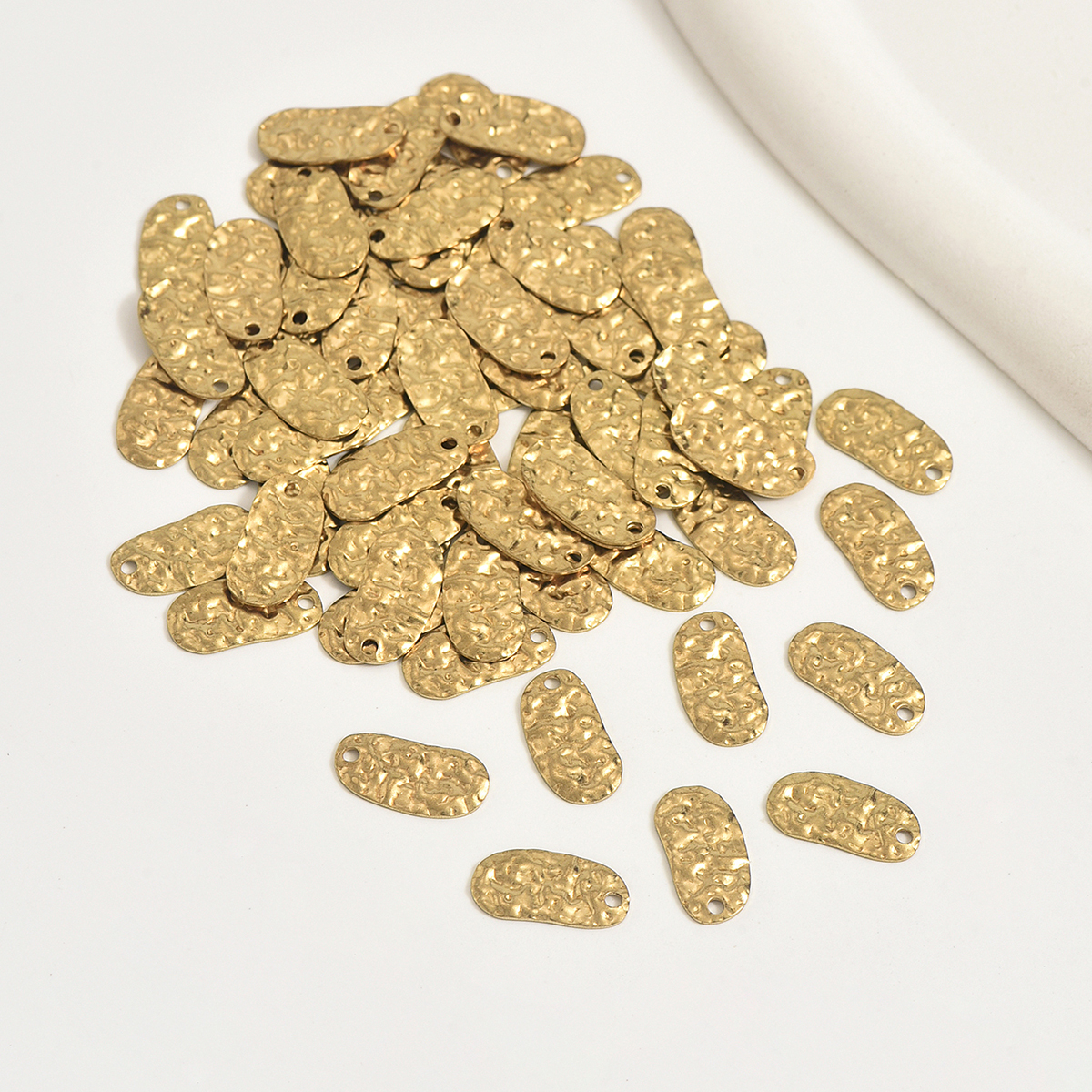 Jc Jewelry & Watches - 50pcs brass single hole geometric irregular