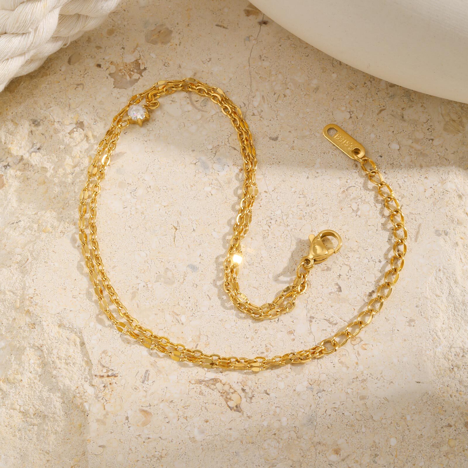 Jc Jewelry & Watches - Waterproof Layered Anklet Bracelet for Women,