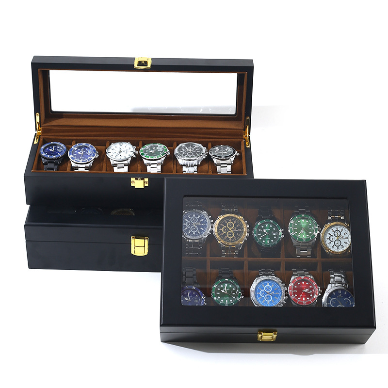 6/10/12 Grids Luxury Handmade  - Jewelry Box That Holds Watches reseña y precio