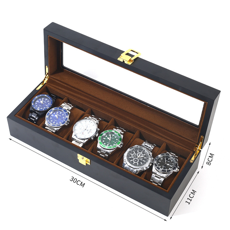 6/10/12 Grids Luxury Handmade  - Jewelry Box That Holds Watches reseña y precio