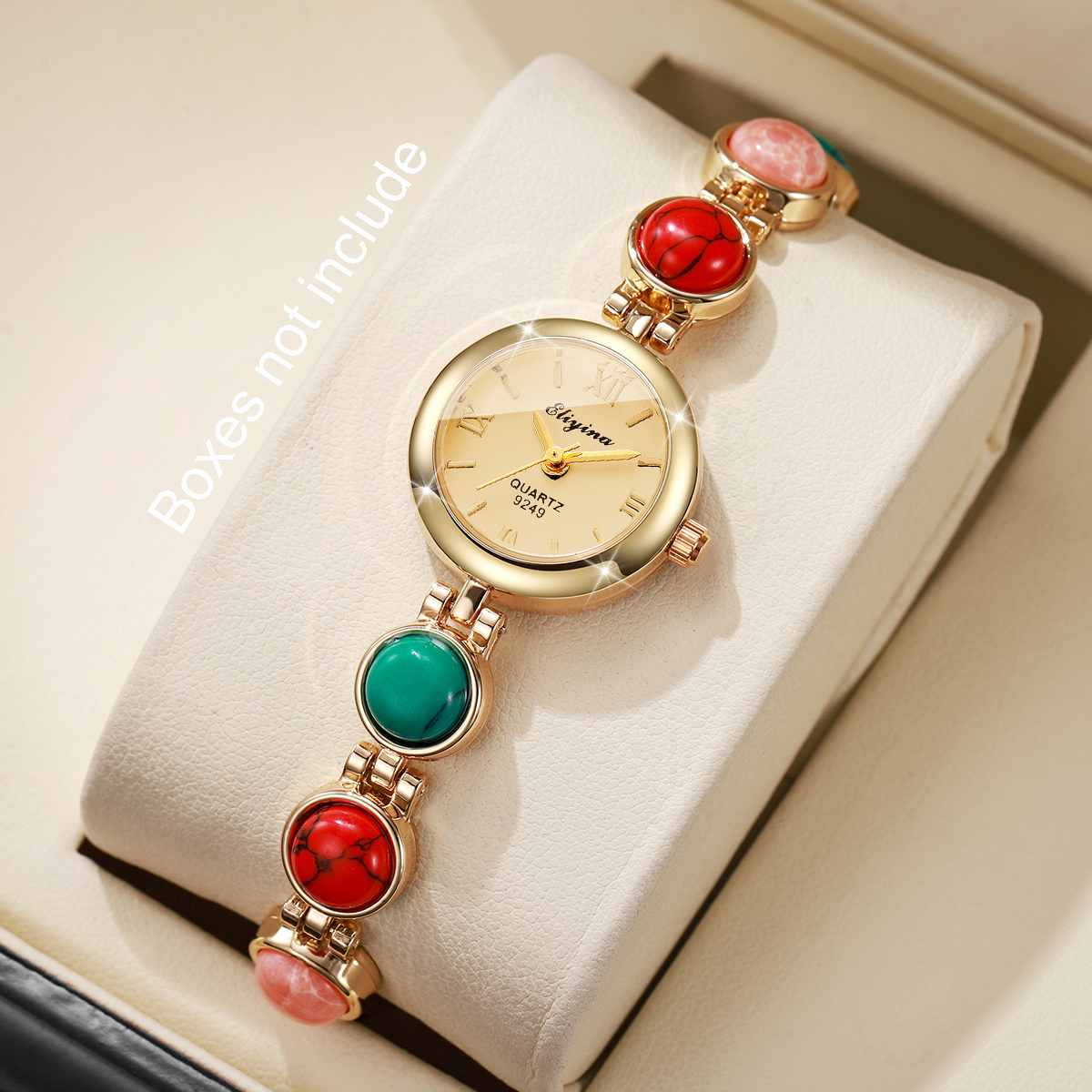 (Beads Color Random) 1/2PCS El - Jewelry Making Watches reseña y precio