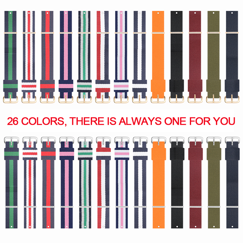 Watch Strap for dw Nylon Strap - Daniel Wellington Watches & Jewelry Online Store reseña y precio