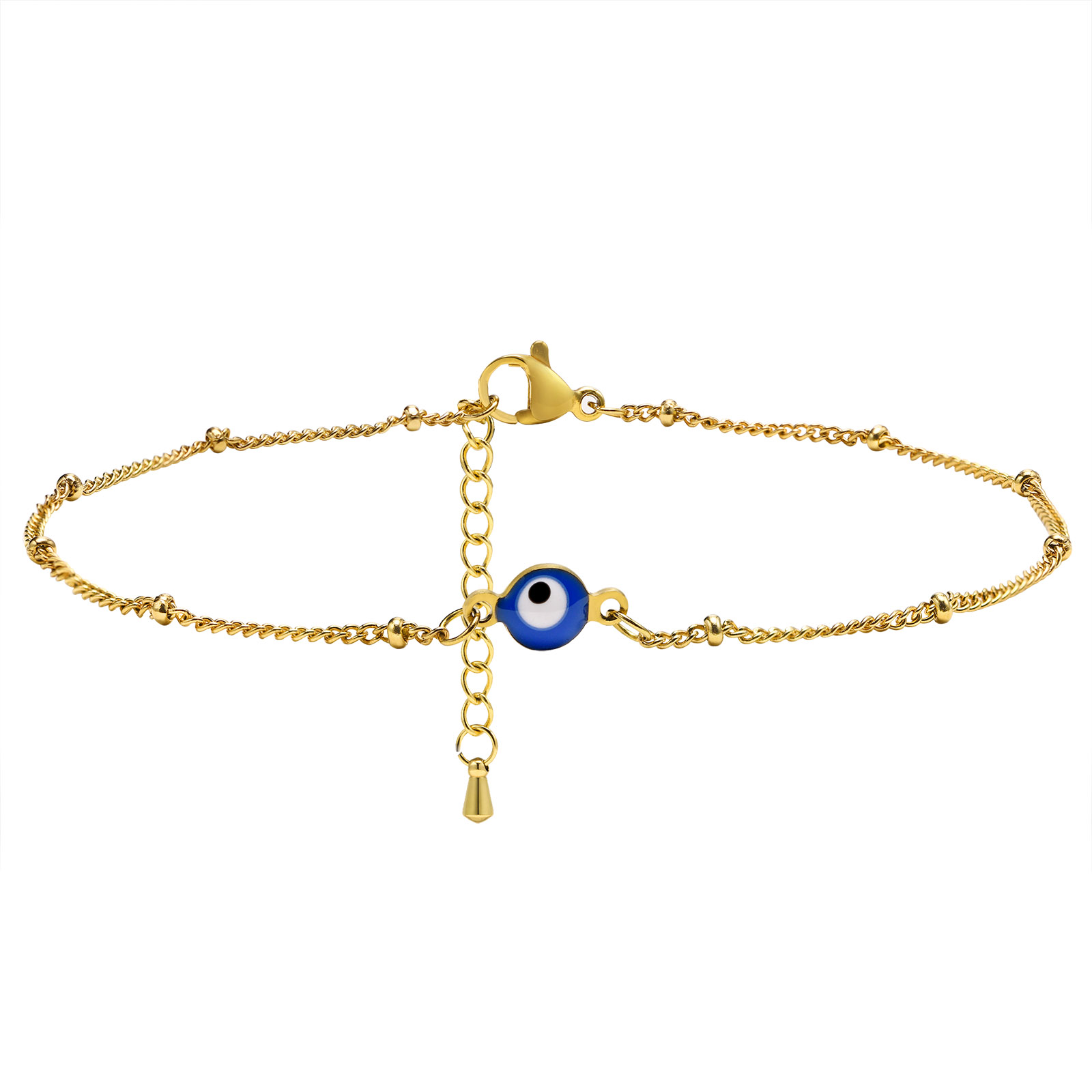 Evil Eye  Anklet Bracelet on L - Jc Jewelry & Watches reseña y precio