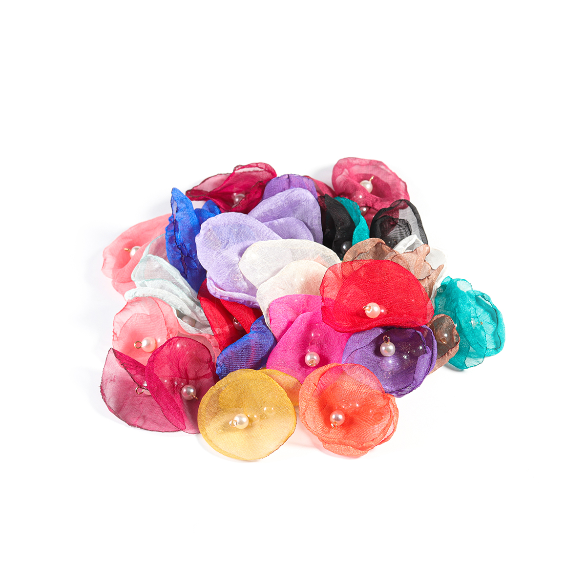 10pcs/lot Sweet Pearl Gauze Ch - Pearl Stud Earrings reseña y precio