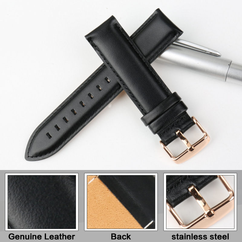 Genuine Quality Genuine Leathe - Daniel Wellington Watches & Jewelry Online Store reseña y precio