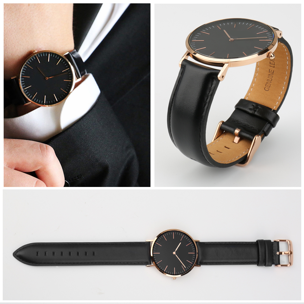 Genuine Quality Genuine Leathe - Daniel Wellington Watches & Jewelry Online Store reseña y precio