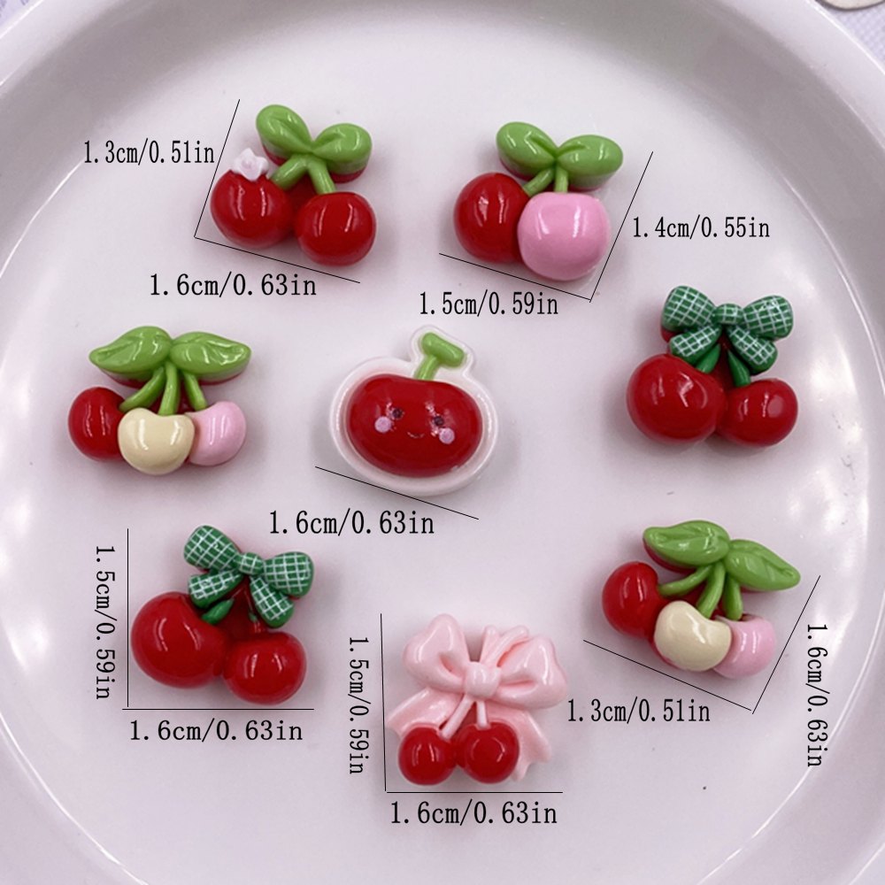 24pcs Colorful Kawaii Cartoon  - Paradise Jewelry & Watches Llc Miami Reviews reseña y precio