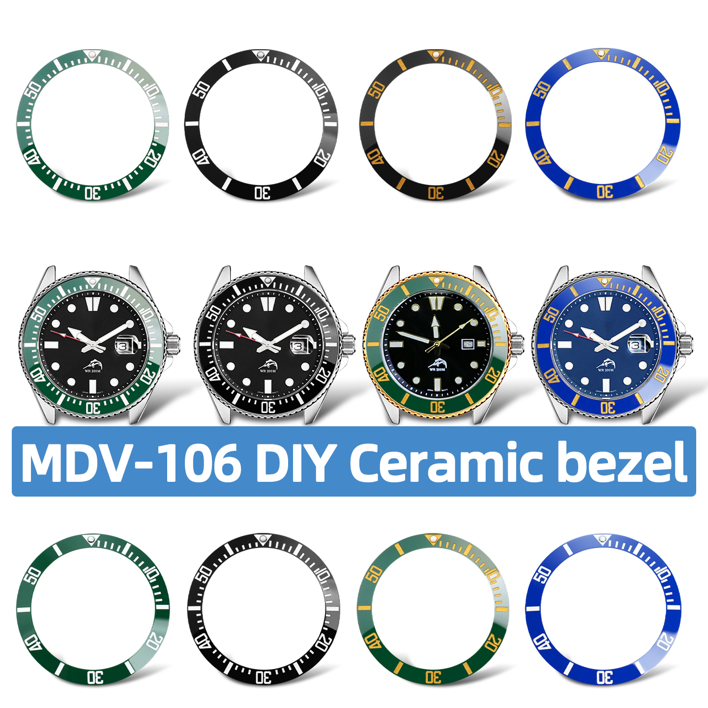MDV-106 inclined ceramic ring  - Jewelry Making Watches reseña y precio