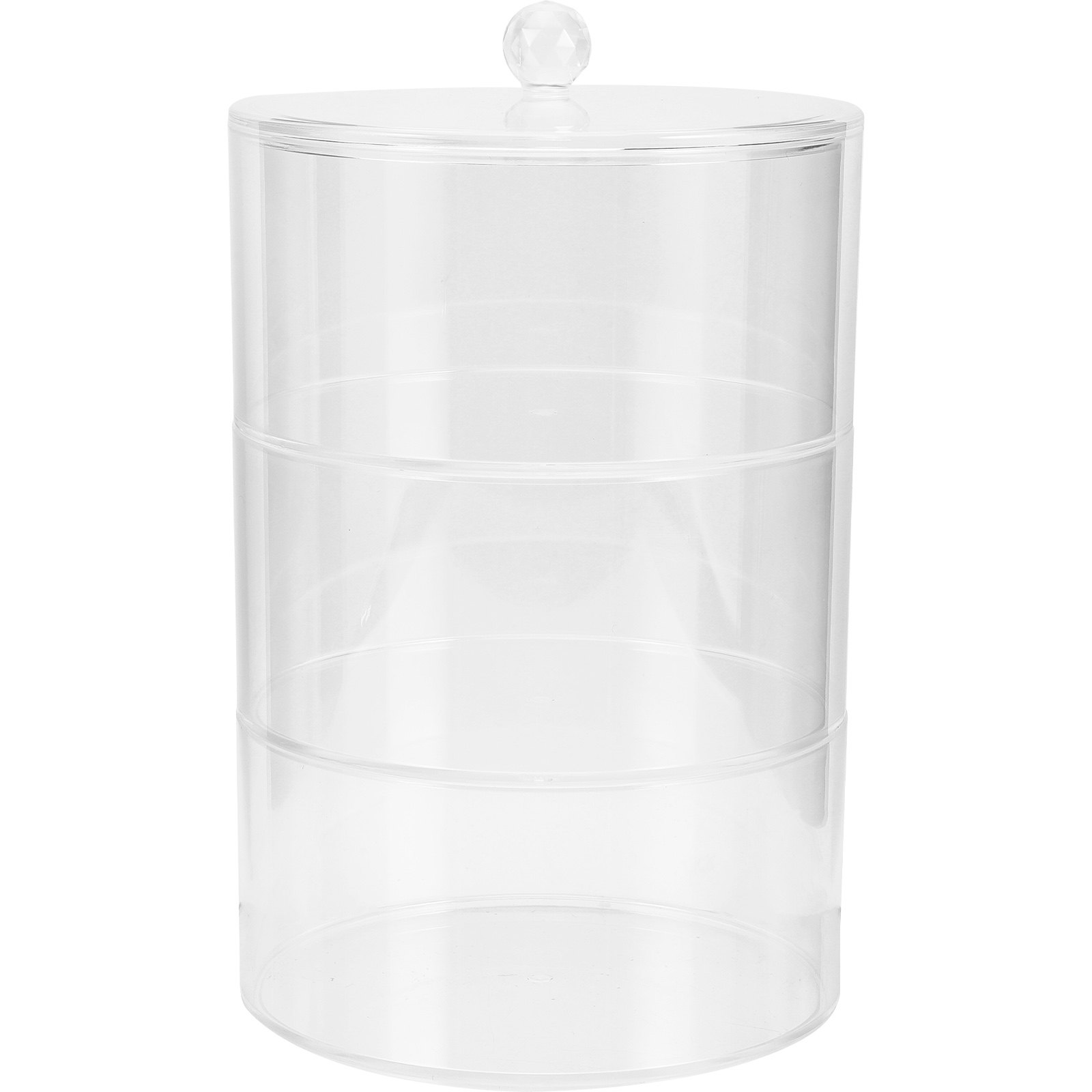 Multi-Level Transparent Acryli - Jewelry Box With Watches reseña y precio