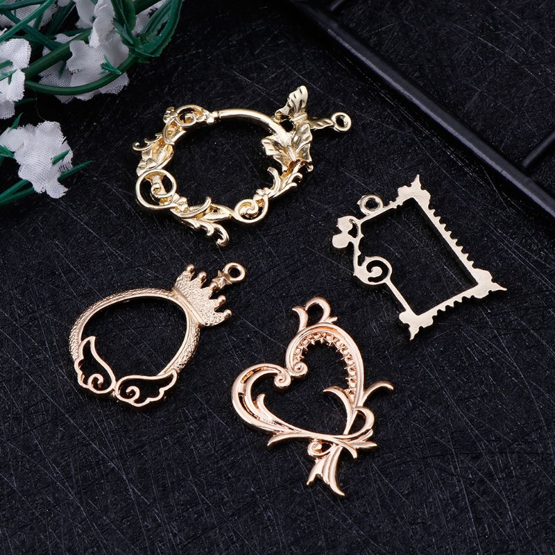 4 Pcs Metal Frame Antique Exqu - Jewelry Making Watches reseña y precio