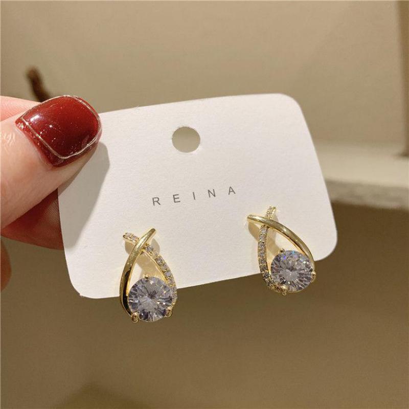 925 Silver Needle Korean Fashi - Pearl Stud Earrings reseña y precio