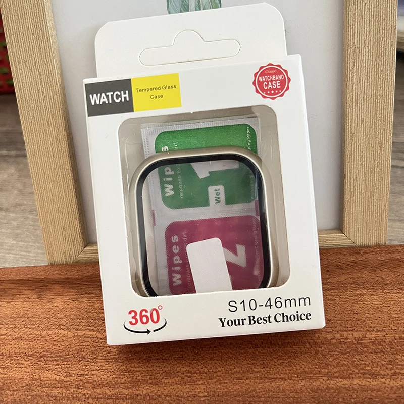 Tempered Glass+Case For Apple  - Jewelry Smart Watches reseña y precio