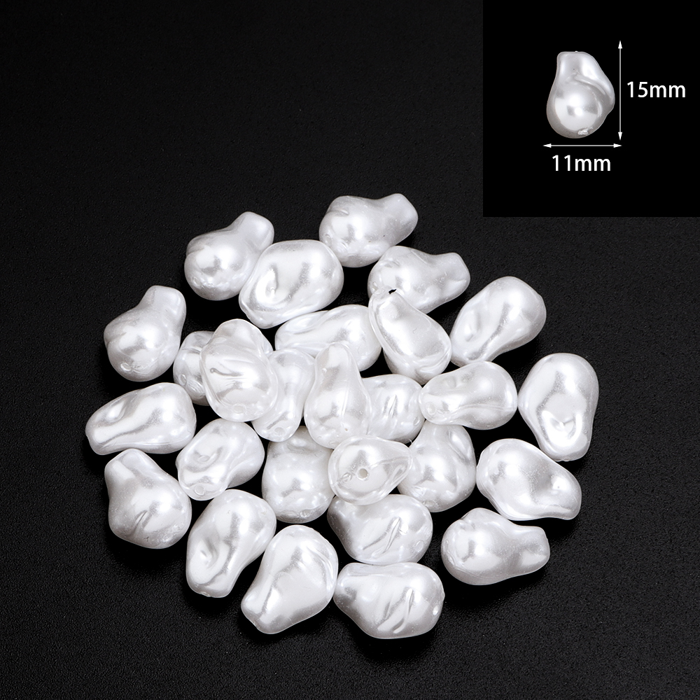 20pcs/lot Irregular ABS Imitat - Pearl Stud Earrings reseña y precio