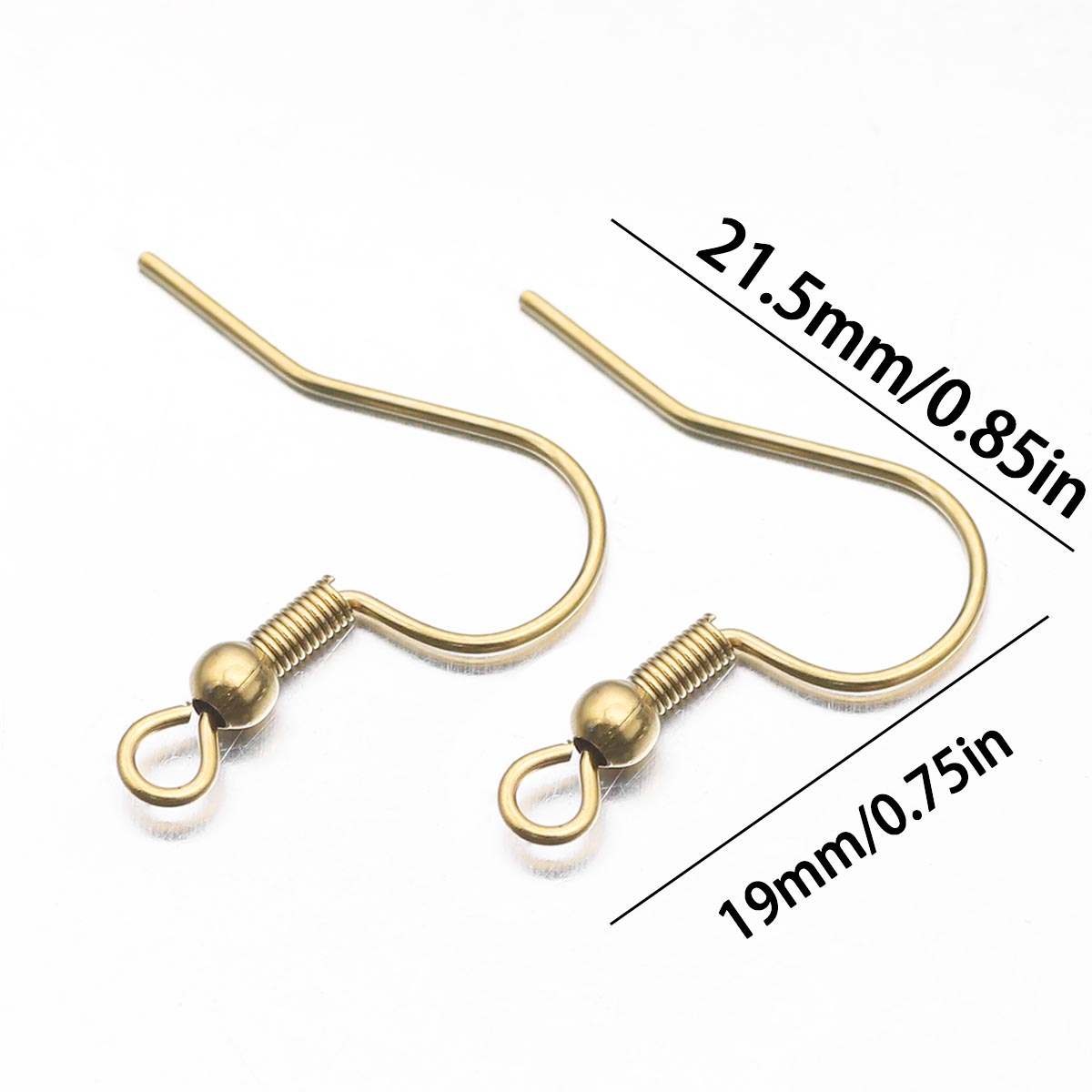 10-20Pcs 19x21mm Stainless Ste - Drop Earrings reseña y precio