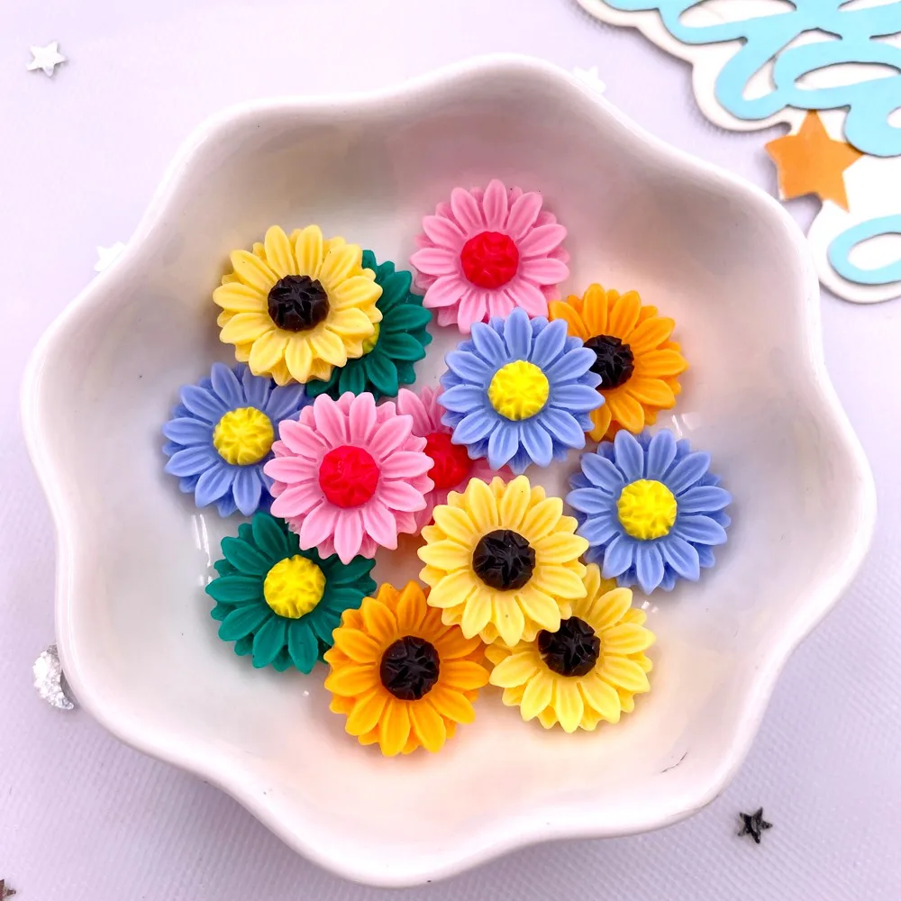 30Pcs Resin Colorful 15mm Sunf - Paradise Jewelry & Watches Llc Miami Reviews reseña y precio