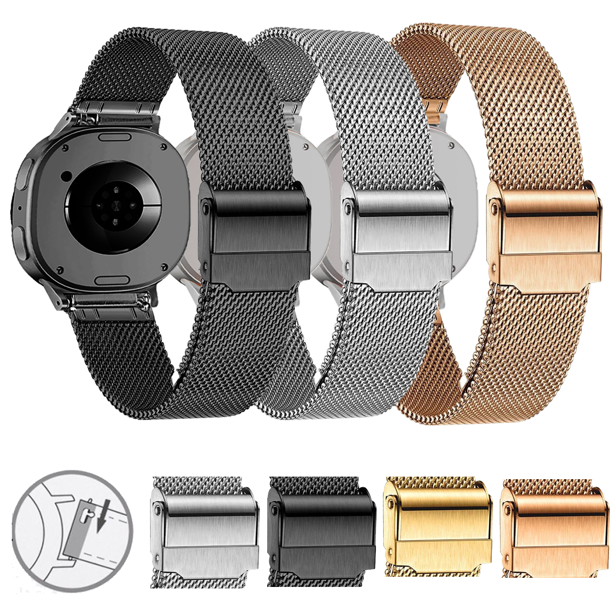 Metal Magnetic Mesh Steel Wris - Daniel Wellington Watches & Jewelry Online Store reseña y precio