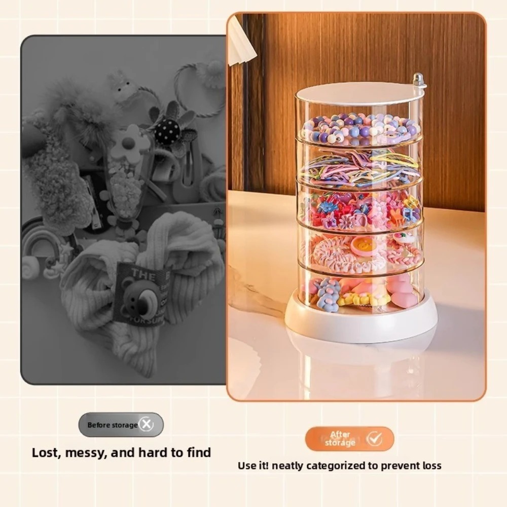 360 Rotating Clear Hair Access - The Jewelry & Watches reseña y precio