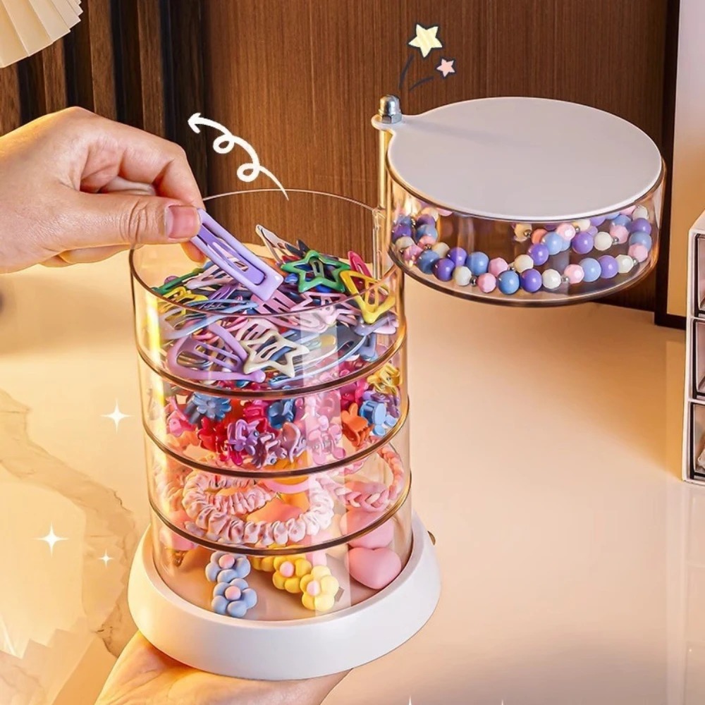 360 Rotating Clear Hair Access - The Jewelry & Watches reseña y precio
