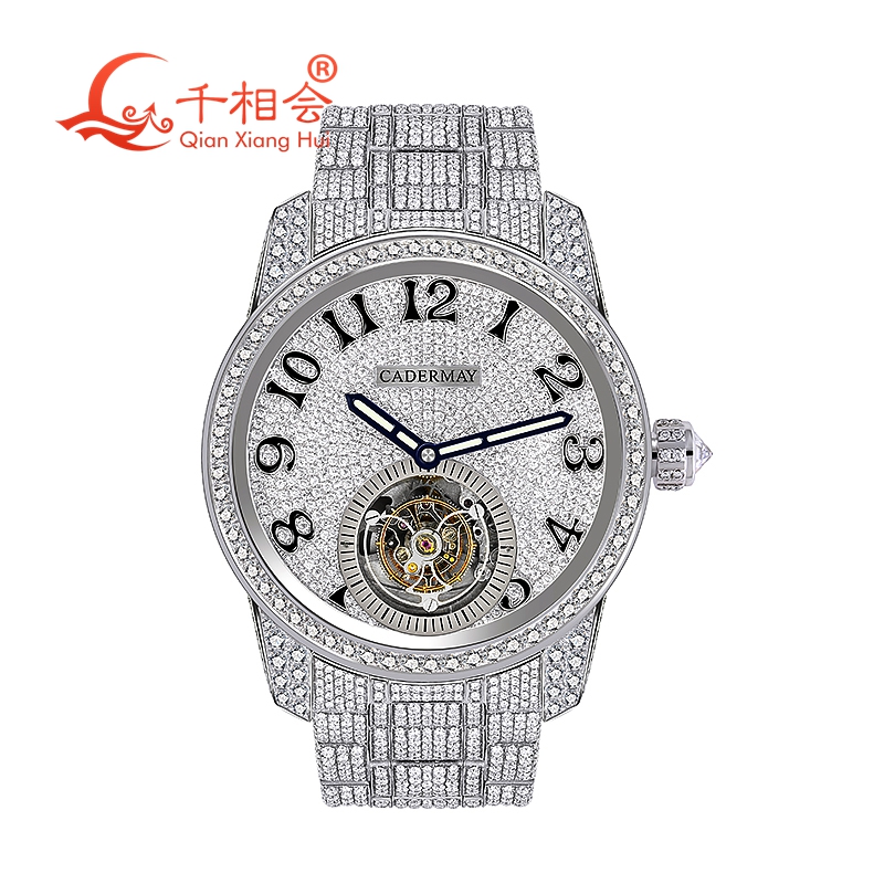 Luxury Men's Mechanical Wristw - Vvs Jewelry Watches reseña y precio
