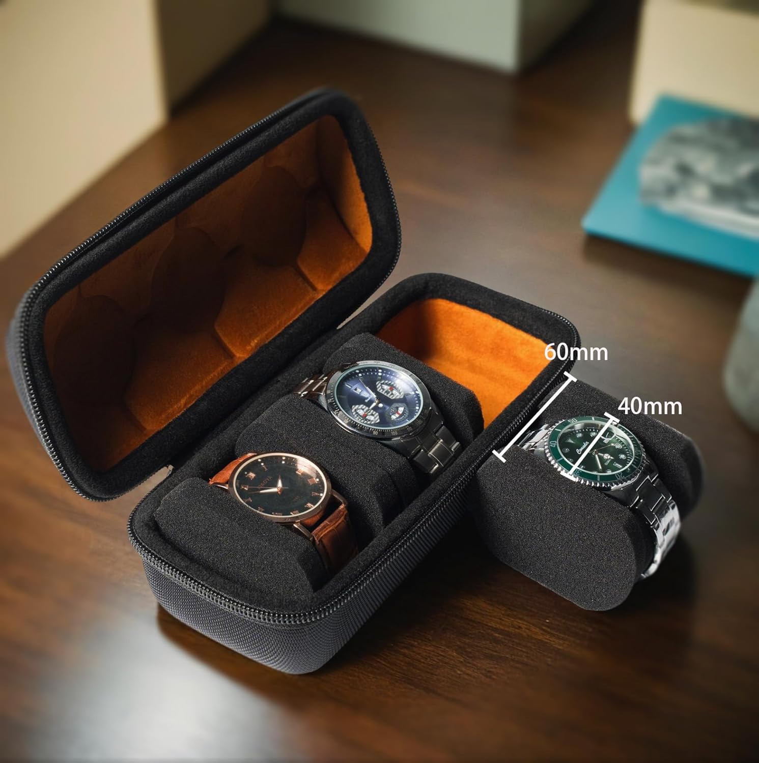 Hard Watch Case for Travel - 3 - Jewelry Organizer Watches reseña y precio