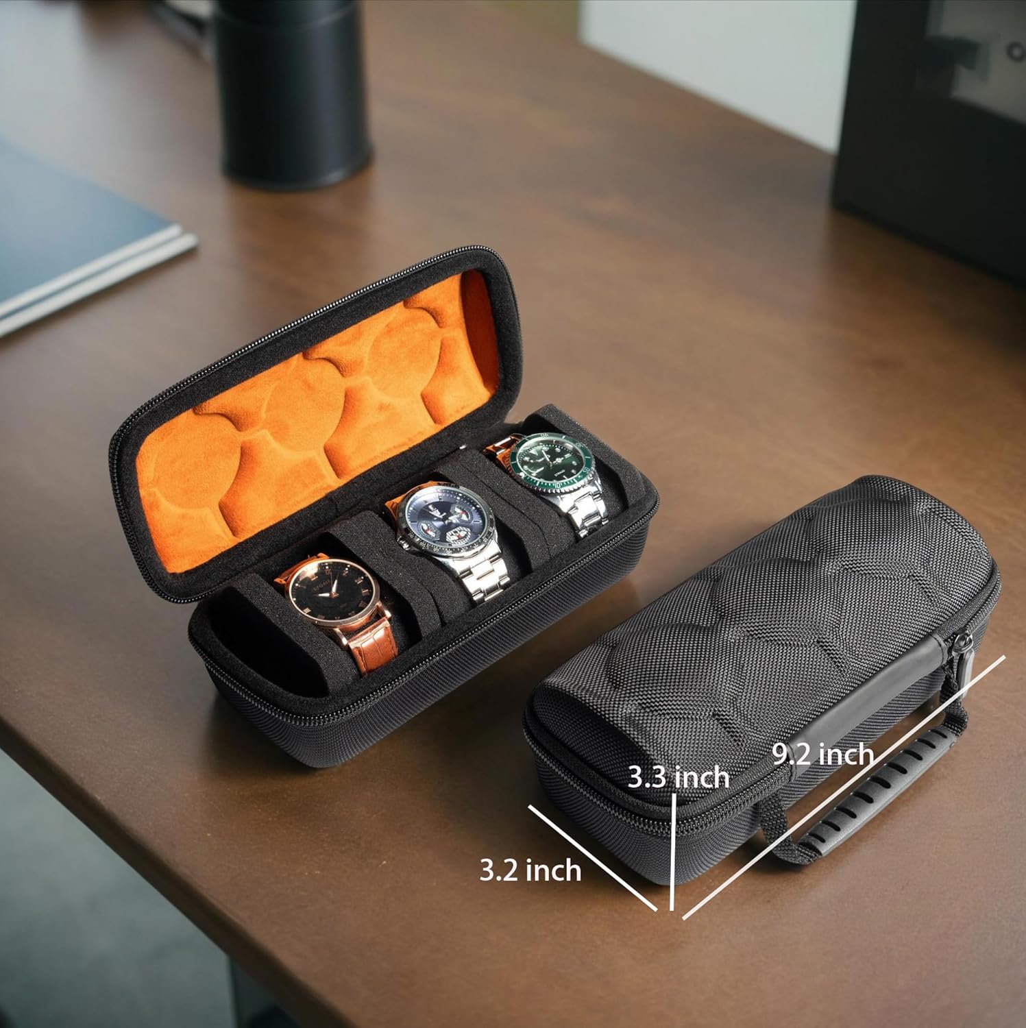 Hard Watch Case for Travel - 3 - Jewelry Organizer Watches reseña y precio
