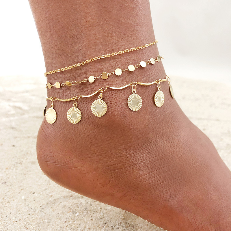 Ladies gold anklet, summer vac - Jc Jewelry & Watches reseña y precio