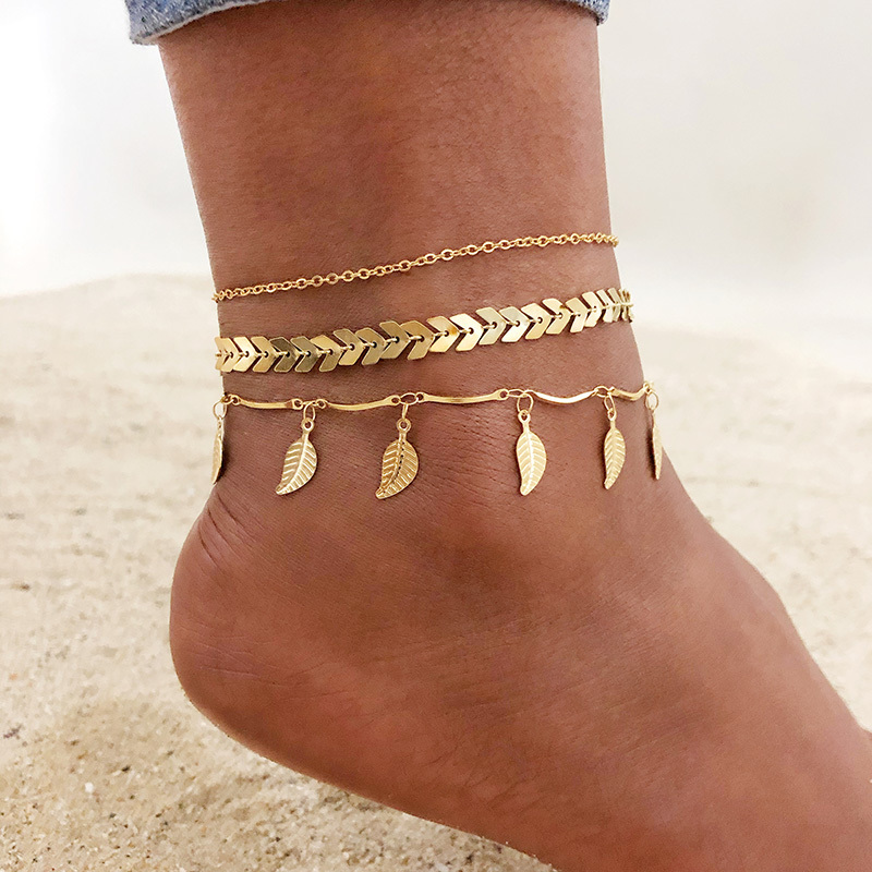 Ladies gold anklet, summer vac - Jc Jewelry & Watches reseña y precio