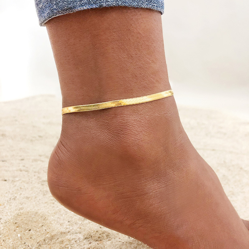 Ladies gold anklet, summer vac - Jc Jewelry & Watches reseña y precio