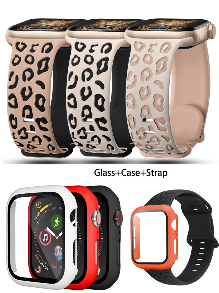 Glass+Case+Strap for Apple Wat - Jewelry Smart Watches reseña y precio