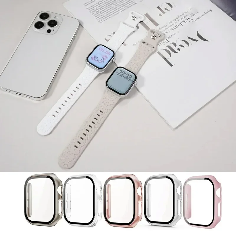 Glass+Case+Strap for Apple Wat - Jewelry Smart Watches reseña y precio