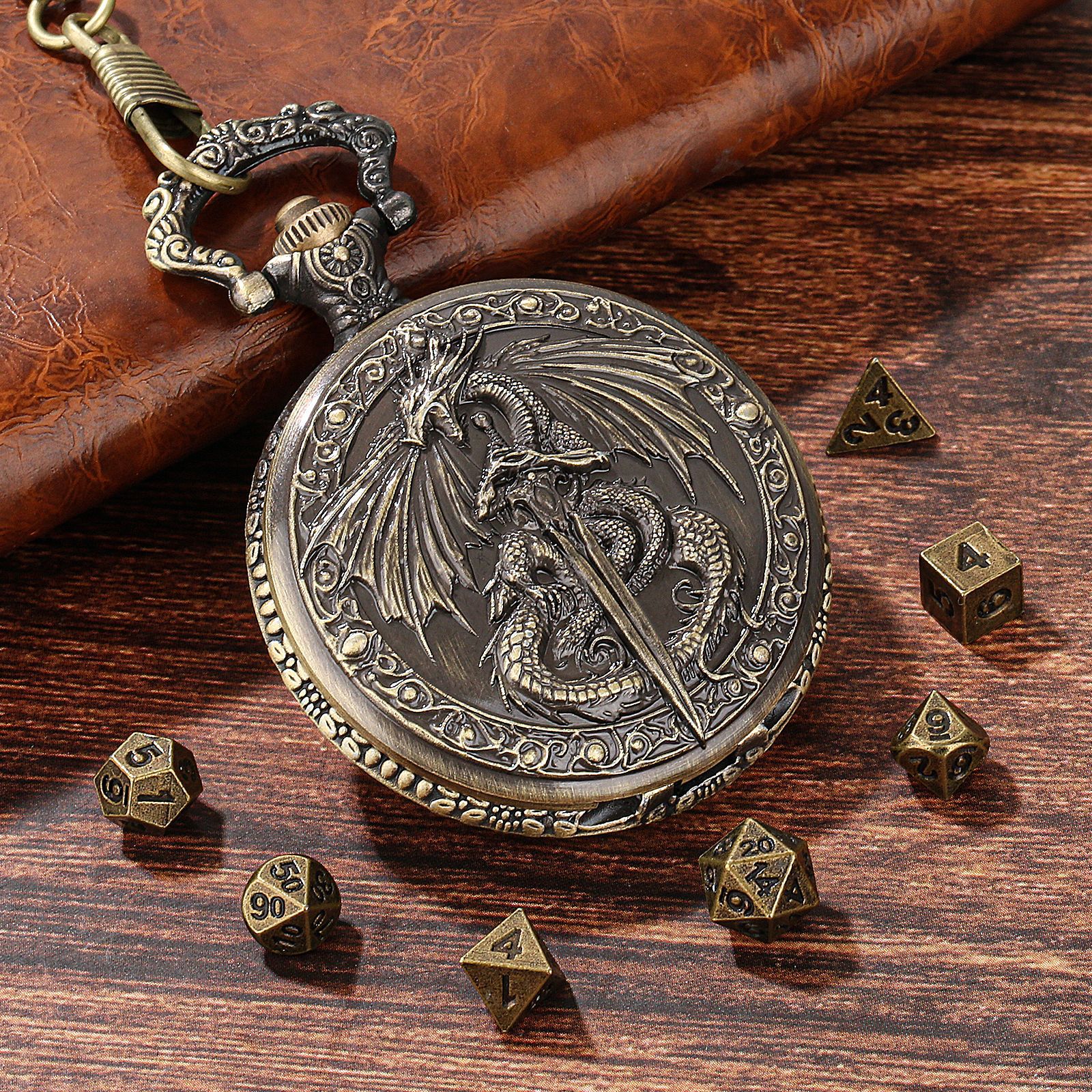 Retro Three Flying Dragon Hold - Jewelry Box That Holds Watches reseña y precio