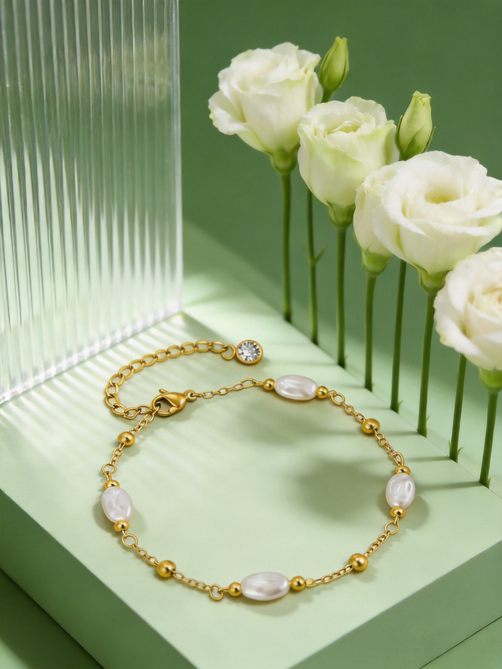Elegant Imitation Pearl Anklet - Jc Jewelry & Watches reseña y precio