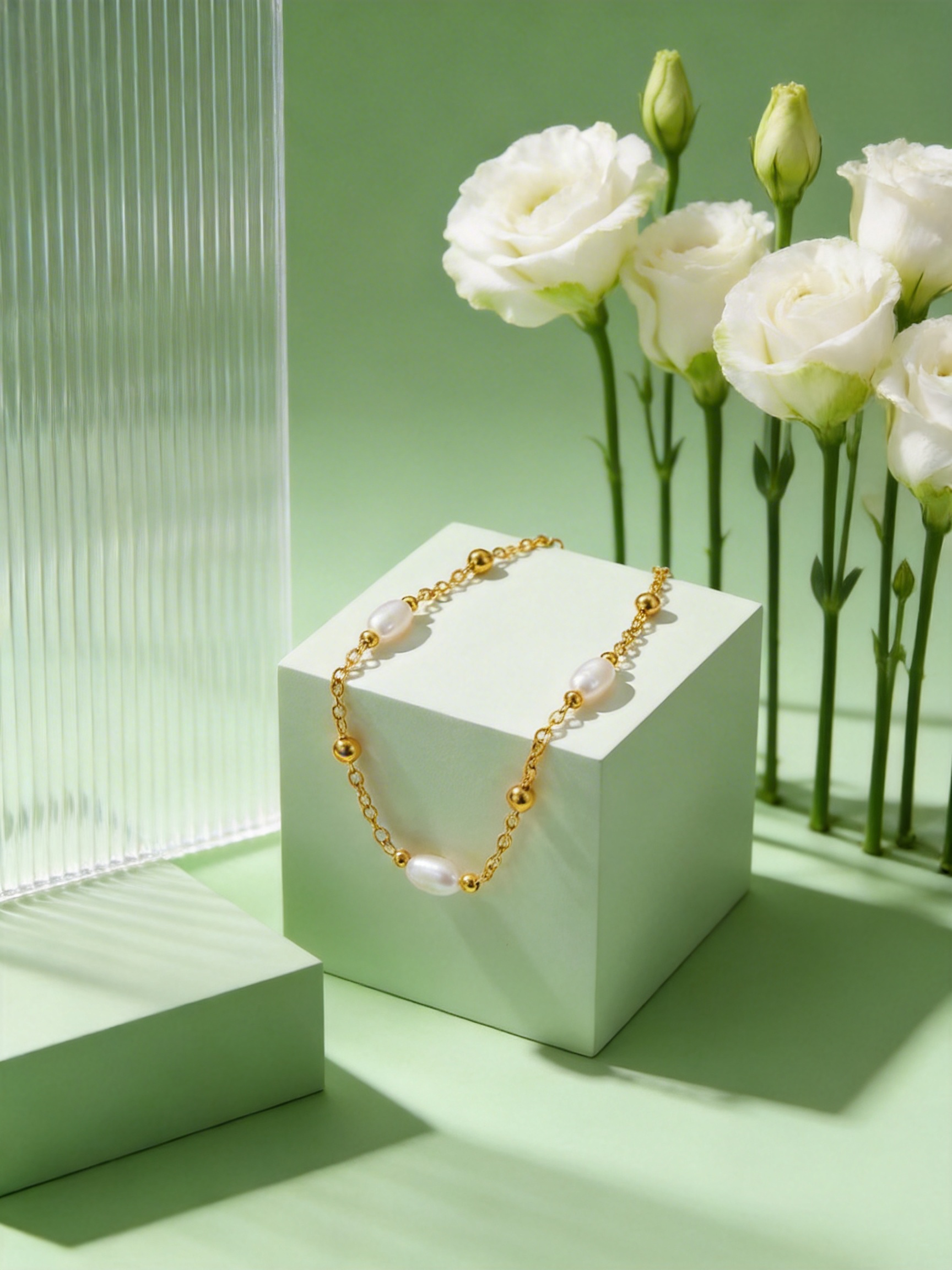 Elegant Imitation Pearl Anklet - Jc Jewelry & Watches reseña y precio
