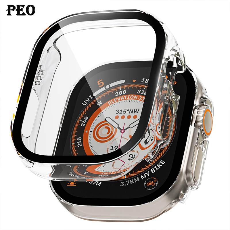 Glass+ Cover For Apple Watch c - Jewelry Smart Watches reseña y precio