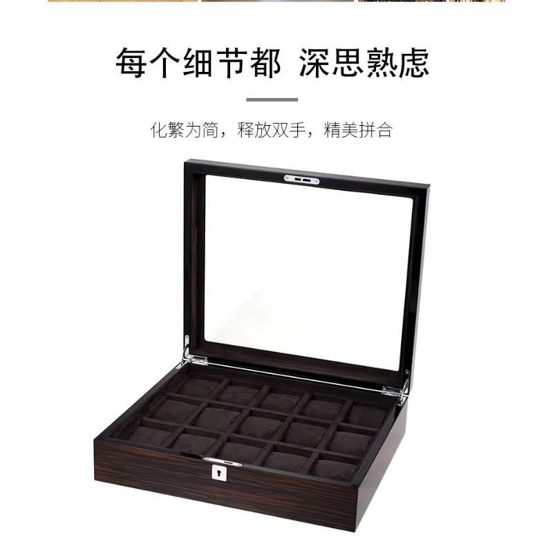 Hxl wooden piano lacquer multi - Jewelry Box With Watches reseña y precio