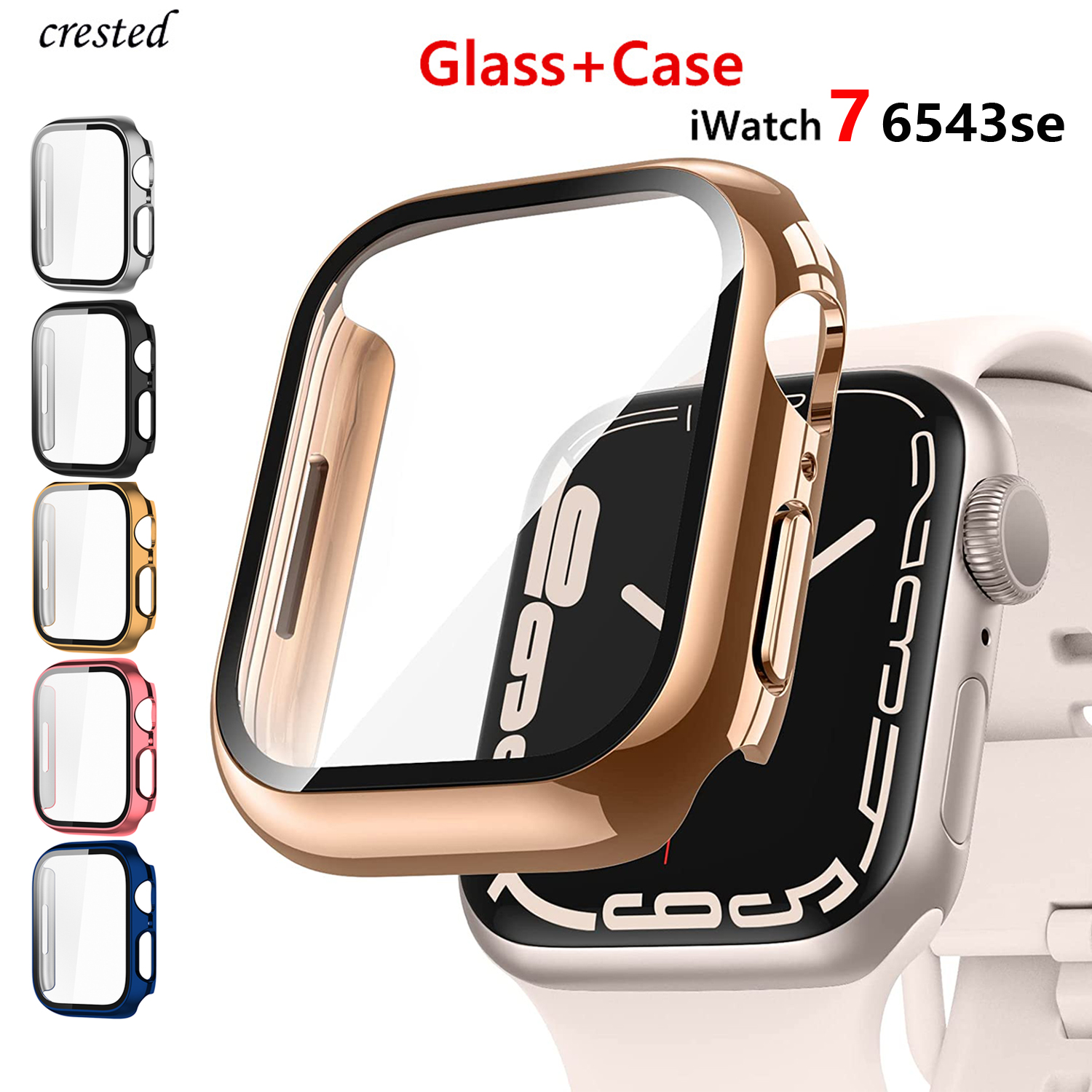 Glass+cover For Apple Watch Ca - Jewelry Smart Watches reseña y precio