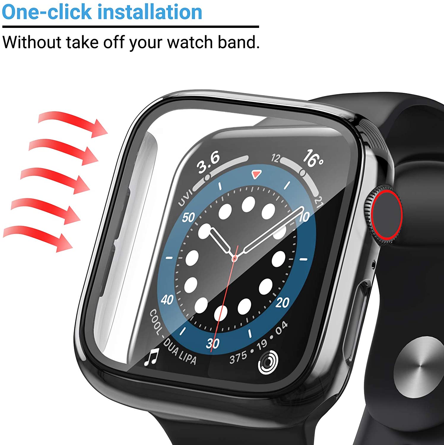 Glass+cover For Apple Watch Ca - Jewelry Smart Watches reseña y precio
