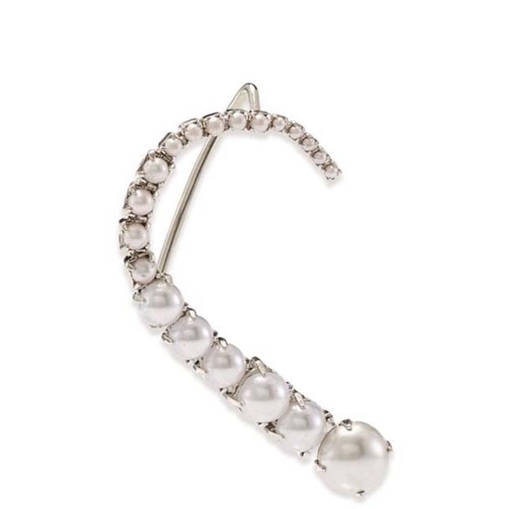 Stonefans Pearl Ear Clips With - Pearl Stud Earrings reseña y precio