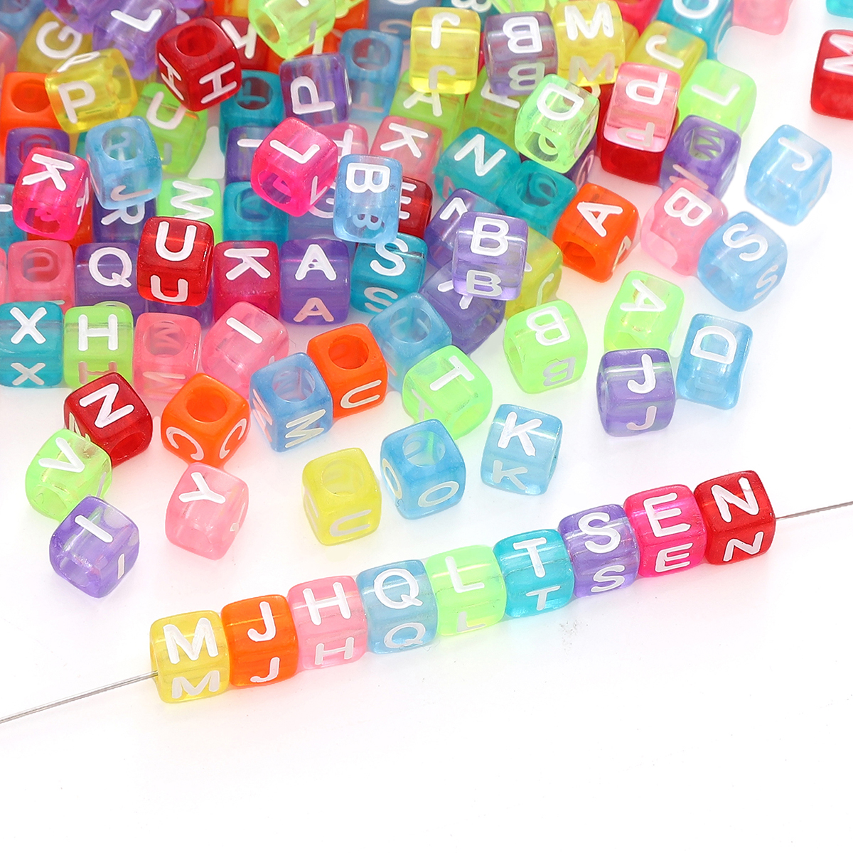 6x6mm Acrylic Translucent Squa - Jewelry Quotes reseña y precio