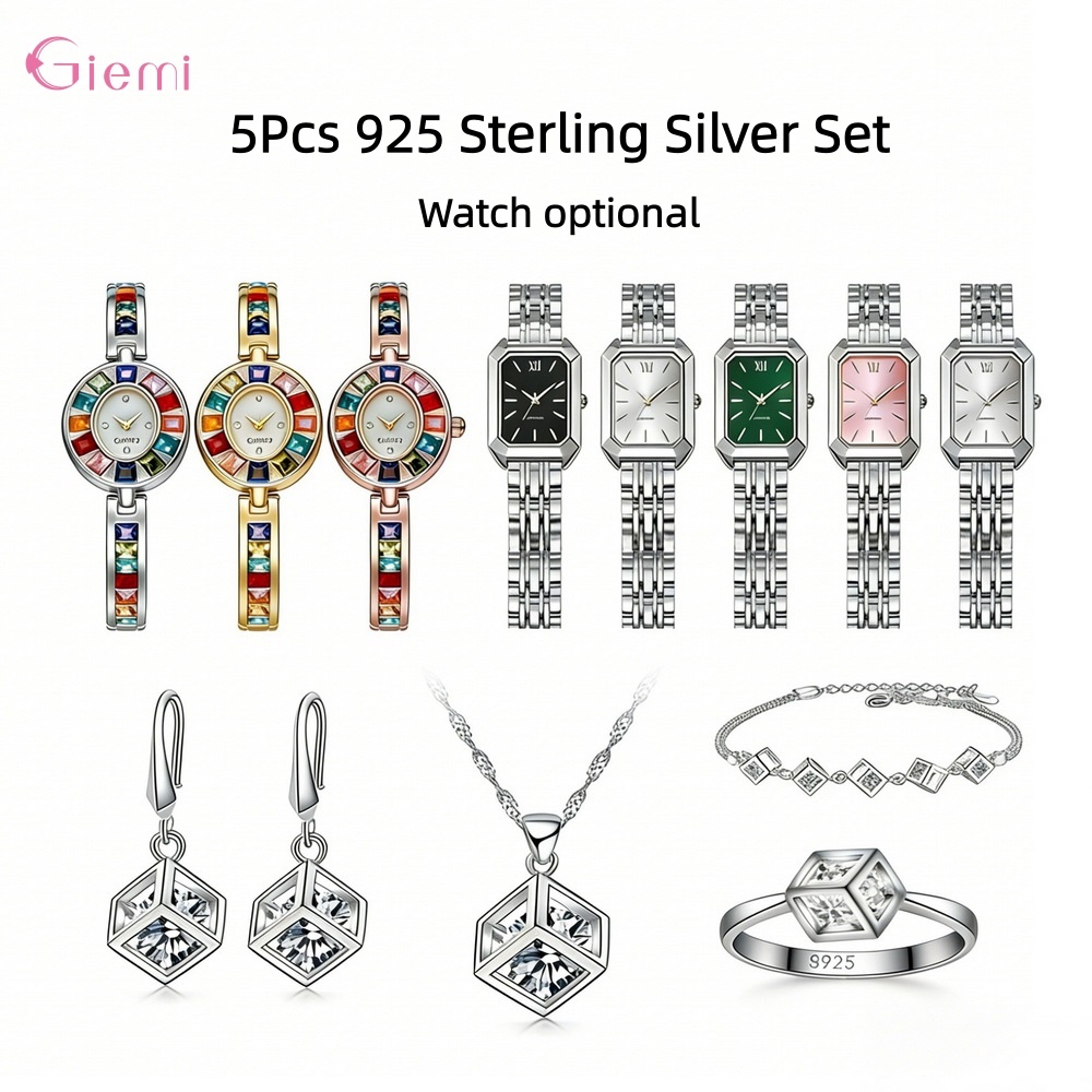 Exquisite 925 Sterling Silver  - Best Jewelry Watches Women reseña y precio