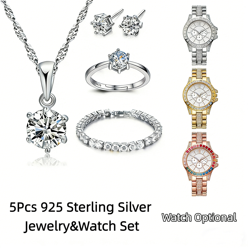 Exquisite 925 Sterling Silver  - Best Jewelry Watches Women reseña y precio