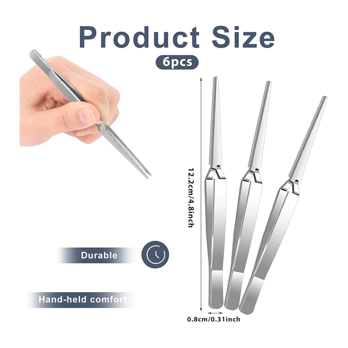 Craft Tweezers, 6 Pieces Locki - Jewelry Making Watches reseña y precio