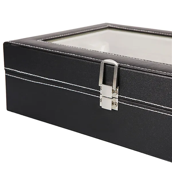 Elegant Leather Watch Display  - Jewelry Organizer Watches reseña y precio