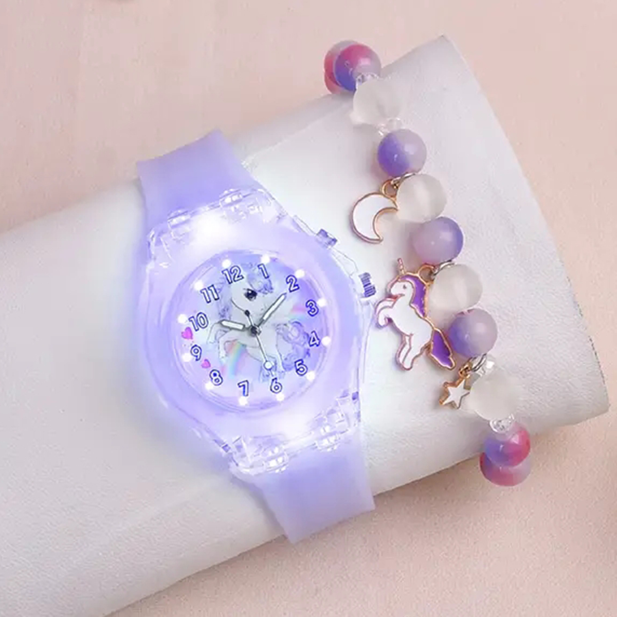 Fashion Butterfly Silicone Lum - Jewelry Making Watches reseña y precio