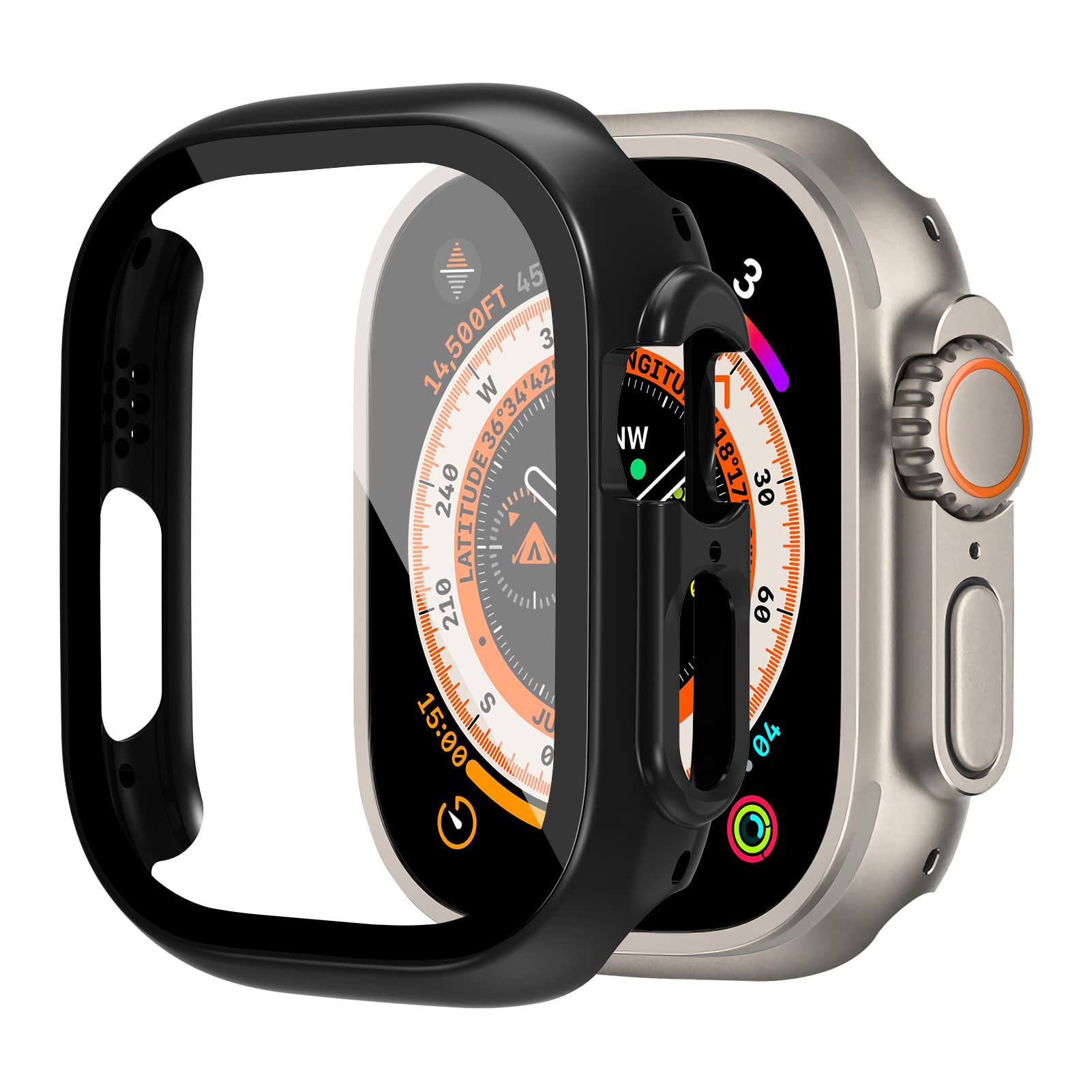 Glass+case For Apple Watch Ult - Jewelry Smart Watches reseña y precio