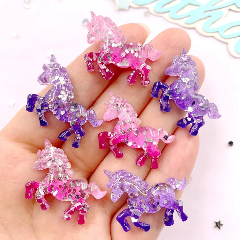 6PCS Colorful Resin Glitter 3D - Paradise Jewelry & Watches Llc Miami Reviews reseña y precio
