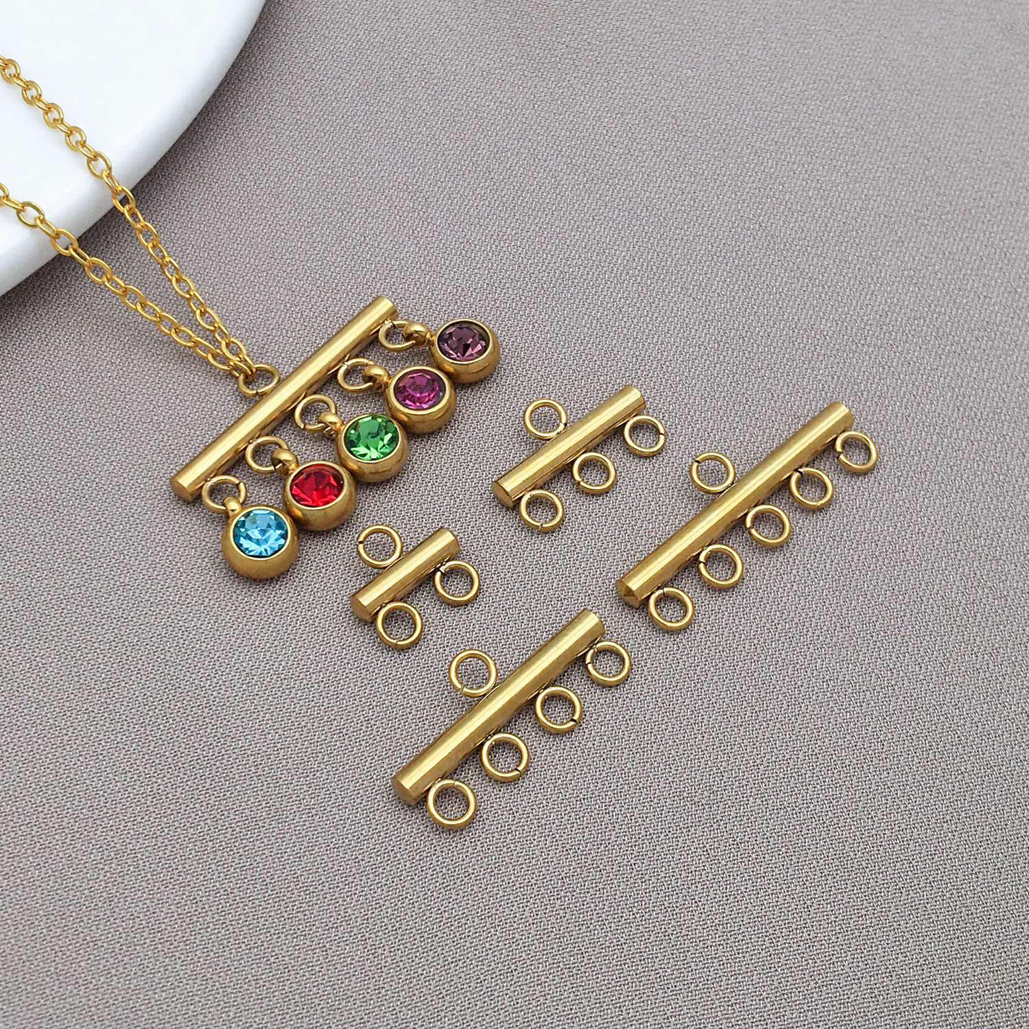 5pcs/lot Stainless Steel Layer - Drop Earrings reseña y precio