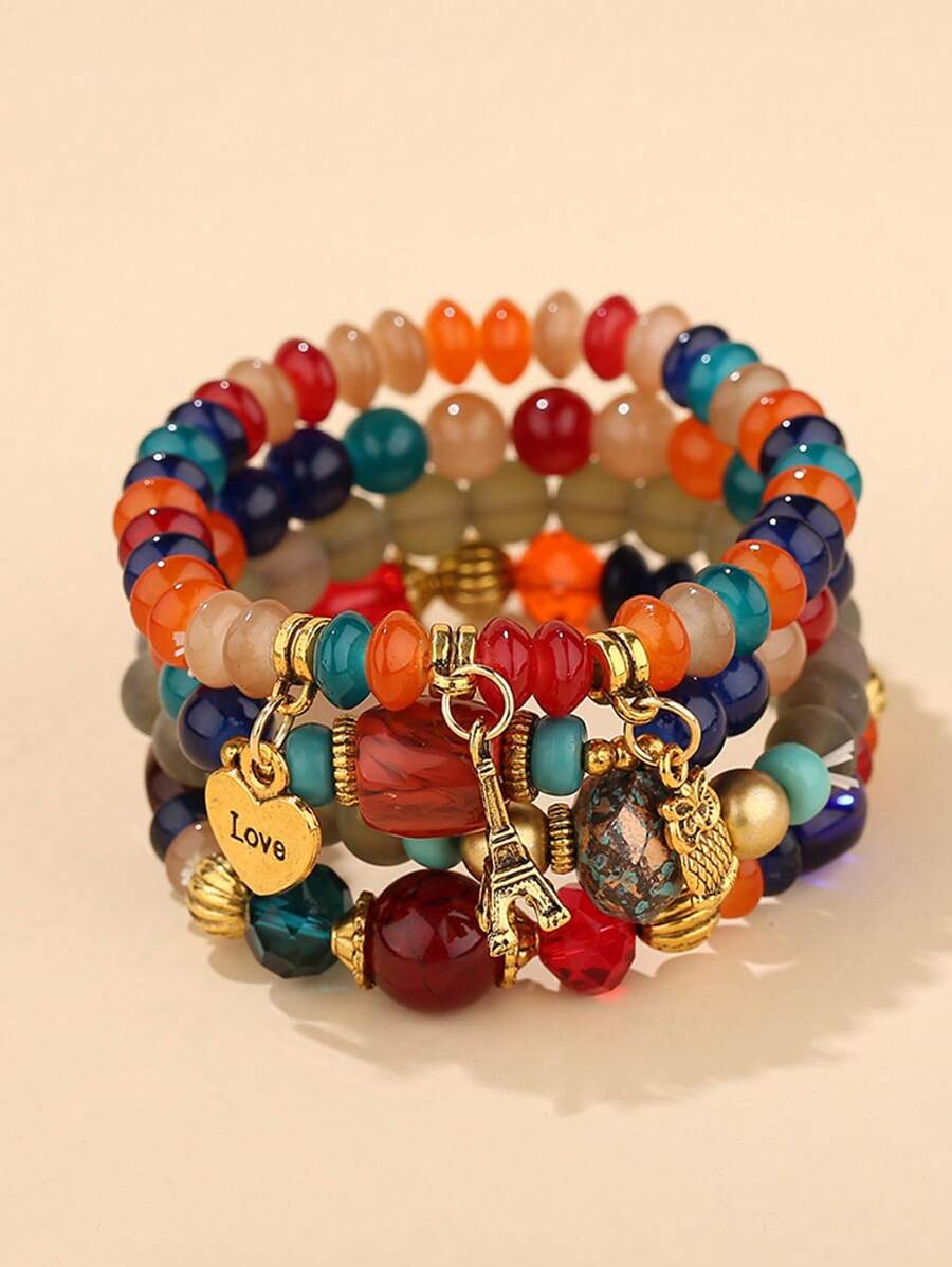 1 Set Of 4pcs Boho Style Decor - The Jewelry & Watches reseña y precio